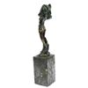 Image 3 : ART NOUVEAU DECO BRONZE NUDE GIRL STATUE FIGURAL FIGURE SCULPTURE STATUE