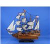 Image 7 : Wooden Spanish Galleon Tall Model Ship 20"