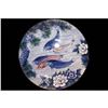 Image 1 : 12.5" Sun Ceramics KOI Fish Lotus Decorative Plate