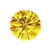 Image 2 : 10ct Brilliant Cut Round Canary BIANCO Diamond