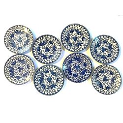Vintage Set Japanese Phoenix Flying Turkey Plates