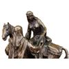 Image 6 : Large Arabian Man Helping his wife Bronze Marble Base Sculpture Statue by Barye