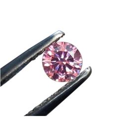 4ct Round Pink Brilliant Cut BIANCO Diamond