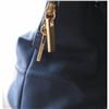 Image 4 : Ivanka Trump Blue And Gold Designer Bag Zipper Closure