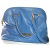 Image 5 : Ivanka Trump Blue And Gold Designer Bag Zipper Closure