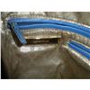 Image 8 : Ivanka Trump Blue And Gold Designer Bag Zipper Closure