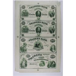 UNCUT SHEET NOTES VIRGINIA CIVIL WAR