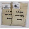 Image 1 : 2-MINT SEWN BAGS STATE QUARTERS