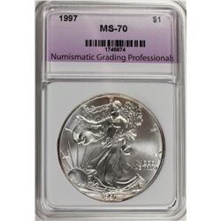 1997 AMERICAN SILVER EAGLE NGP GRADED