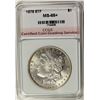 Image 1 : 1878 8 FEATHER MORGAN CCGS GRADED