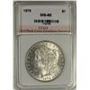 Image 1 : 1879 MORGAN SILVER DOLLAR CCGS GRADED
