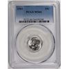Image 1 : 1961 ROOSEVELT DIME PCGS MS 66