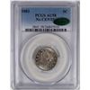 Image 1 : 1883 NO CENTS LIBERTY NICKEL PCGS AU 58