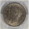 Image 2 : 1890 LIBERTY NICKEL PCGS AU 58.