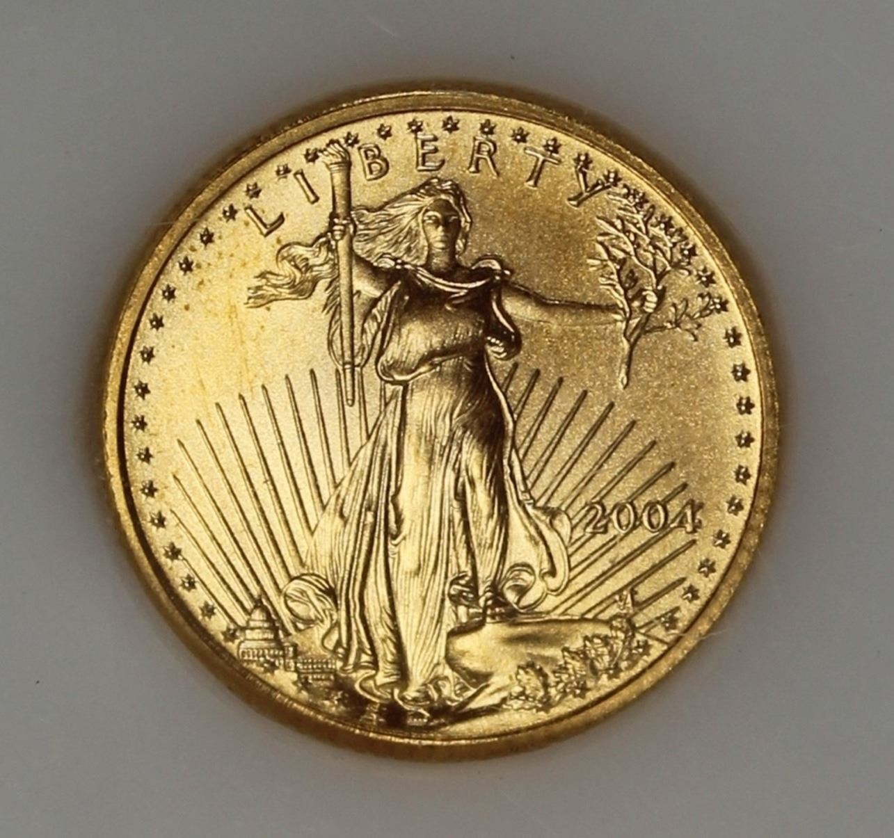 2004 American Gold Eagle 1//10 oz $5 BU