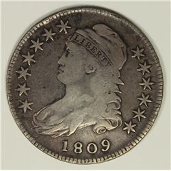 1809 BUST HALF DOLLAR F-VF