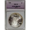 Image 1 : 1995 AMERICAN SILVER EAGLE NGP GEM BU.