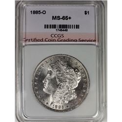 1885-O MORGAN SILVER DOLLAR CCGS
