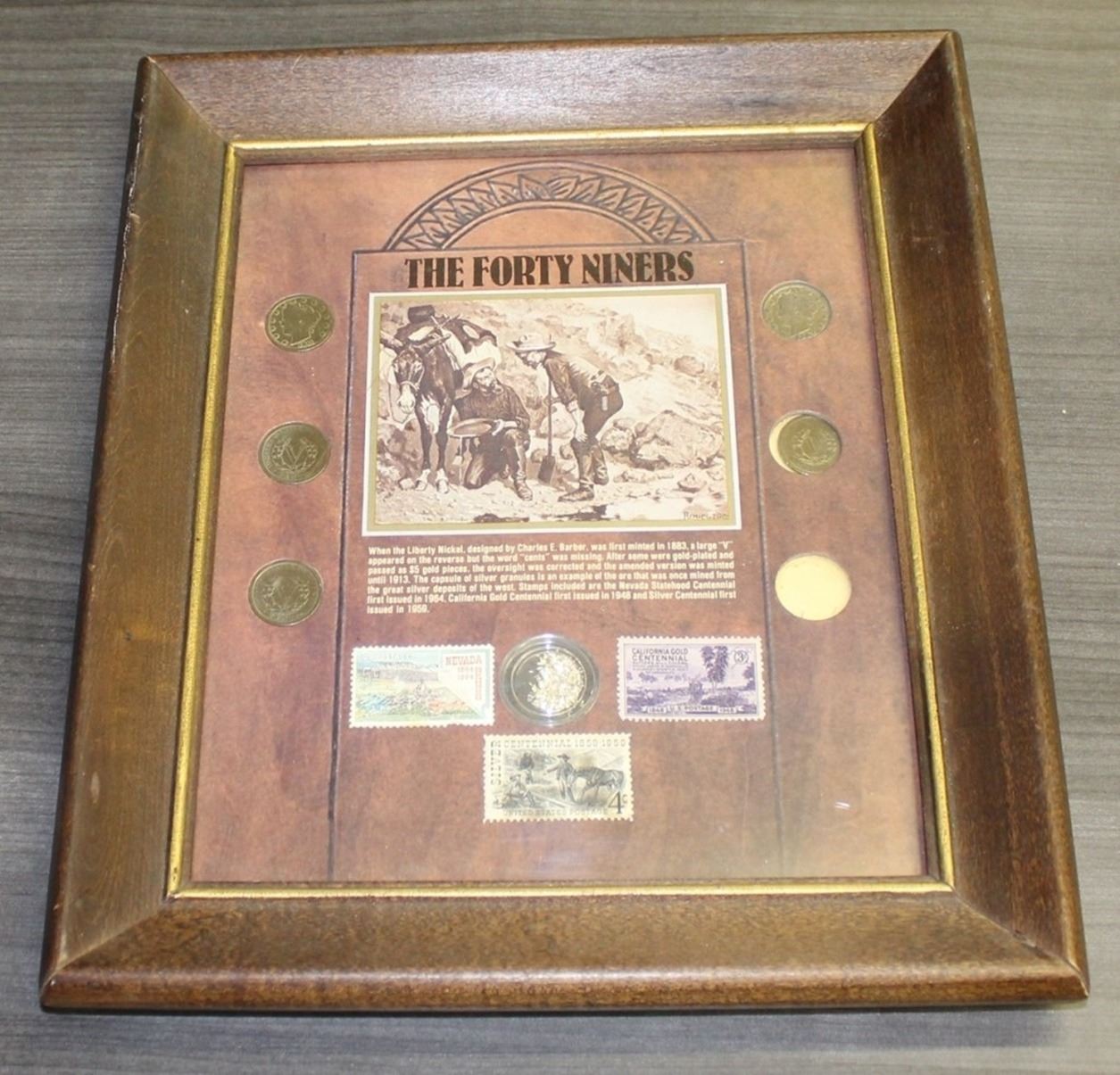 6 FRAMED COIN SETS