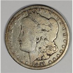 1891-CC MORGAN SILVER DOLLAR