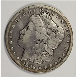 1892-CC MORGAN SILVER DOLLAR