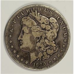 1890-CC MORGAN SILVER DOLLAR