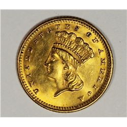 1873 GOLD DOLLAR GEM BU