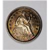 Image 1 : 1853 ARROWS HALF DIME GEM BU COLOR!