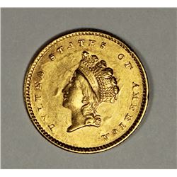 1854 GOLD DOLLAR TYPE 2 CH BU