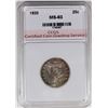 Image 1 : 1835 BUST QUARTER CCGS CH BU