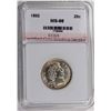 Image 1 : 1892 BARBER QUARTER CCGS GEM BU