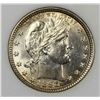 Image 2 : 1892 BARBER QUARTER CCGS GEM BU