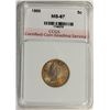 Image 1 : WOW! 1889 LIBERTY NICKEL CCGS SUPBER BU+