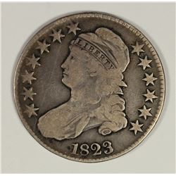 1823 BUST HALF DOLLAR UGLY 3