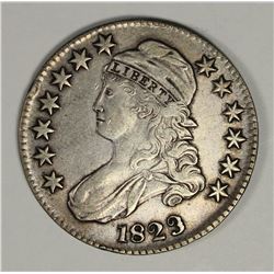 1823 BUST HALF DOLLAR PATCHED 3