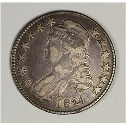 1824 BUST HALF DOLLAR