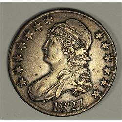 1827 BUST HALF DOLLAR