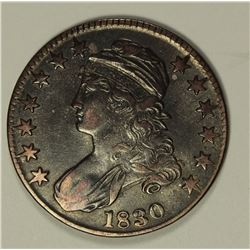 1830 BUST HALF DOLLAR XF/AU.