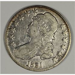 1831 BUST HALF DOLLAR XF