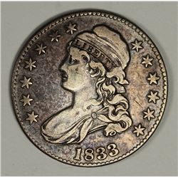 1833 BUST HALF DOLLAR