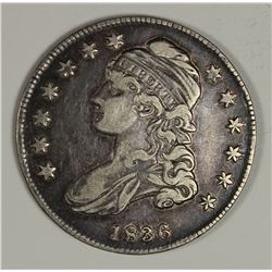 1836 BUST HALF DOLLAR 36/36