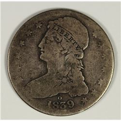 1839-O BUST HALF DOLLAR