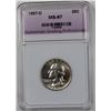 Image 1 : 1957-D WASHINGTON QUARTER NGP SUPERB