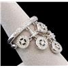 Image 2 : 14KT White Gold 1.35 ctw Diamond Ring