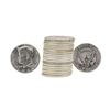 Image 1 : Roll of (20) Brilliant Uncirculated 1964 Kennedy Half Dollar Coins