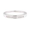 Image 2 : 0.20 ctw Diamond Band - 14KT White Gold