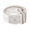 Image 1 : 0.88 ctw Diamond Ring - 14KT White Gold