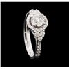 Image 4 : 1.37 ctw Diamond Ring - 14KT White Gold