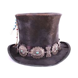 Navajo Native American Concho Top Hat
