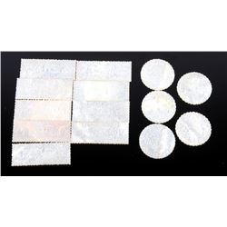 Montana Gambler Mother of Pearl Game Chips Chinese